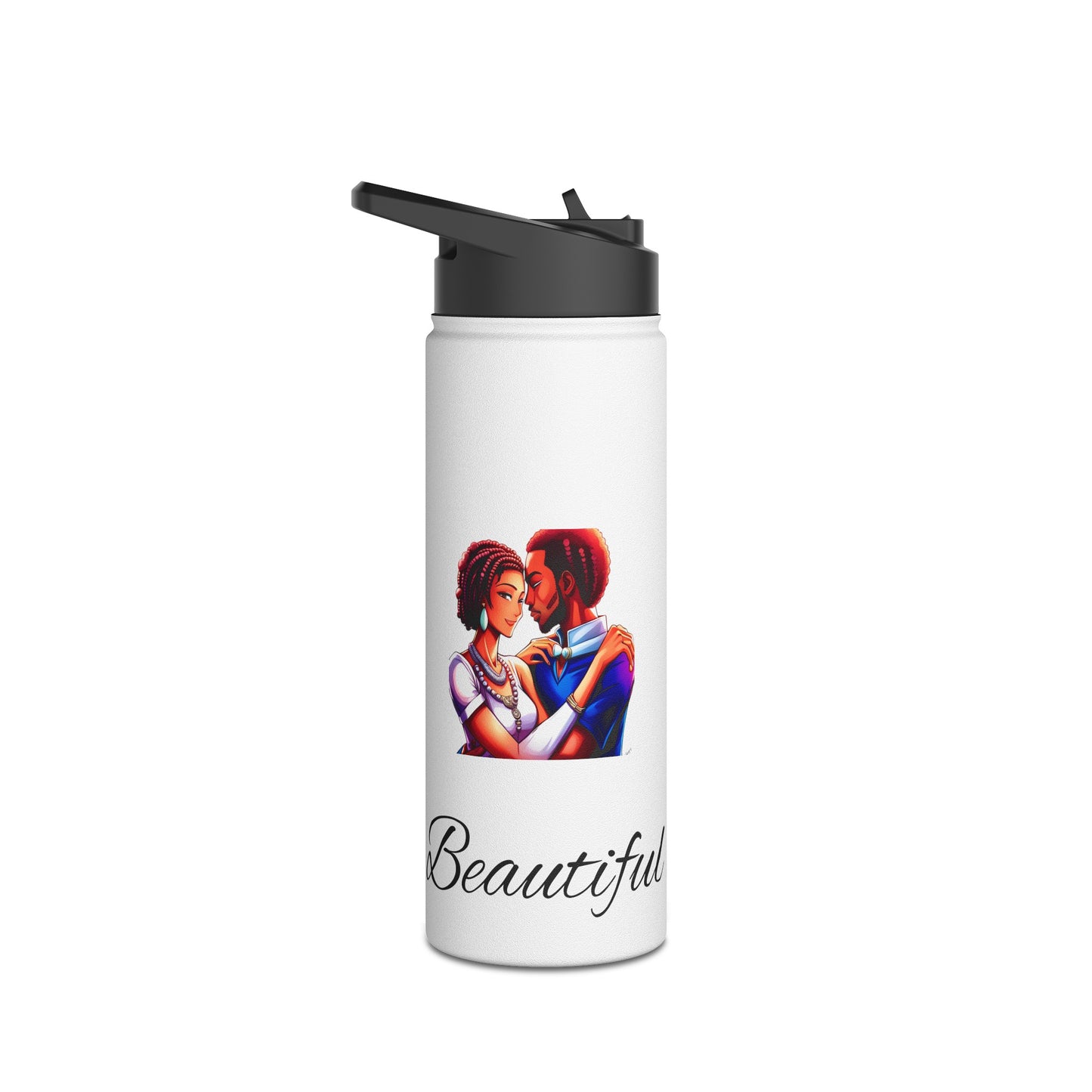Stainless Steel Water Bottle, Standard Lid