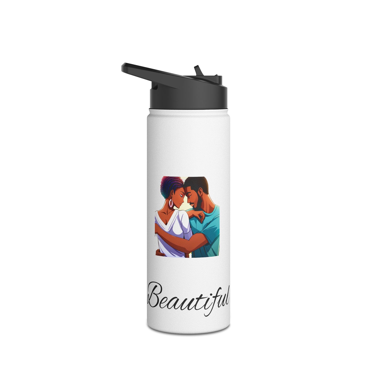 Stainless Steel Water Bottle, Standard Lid
